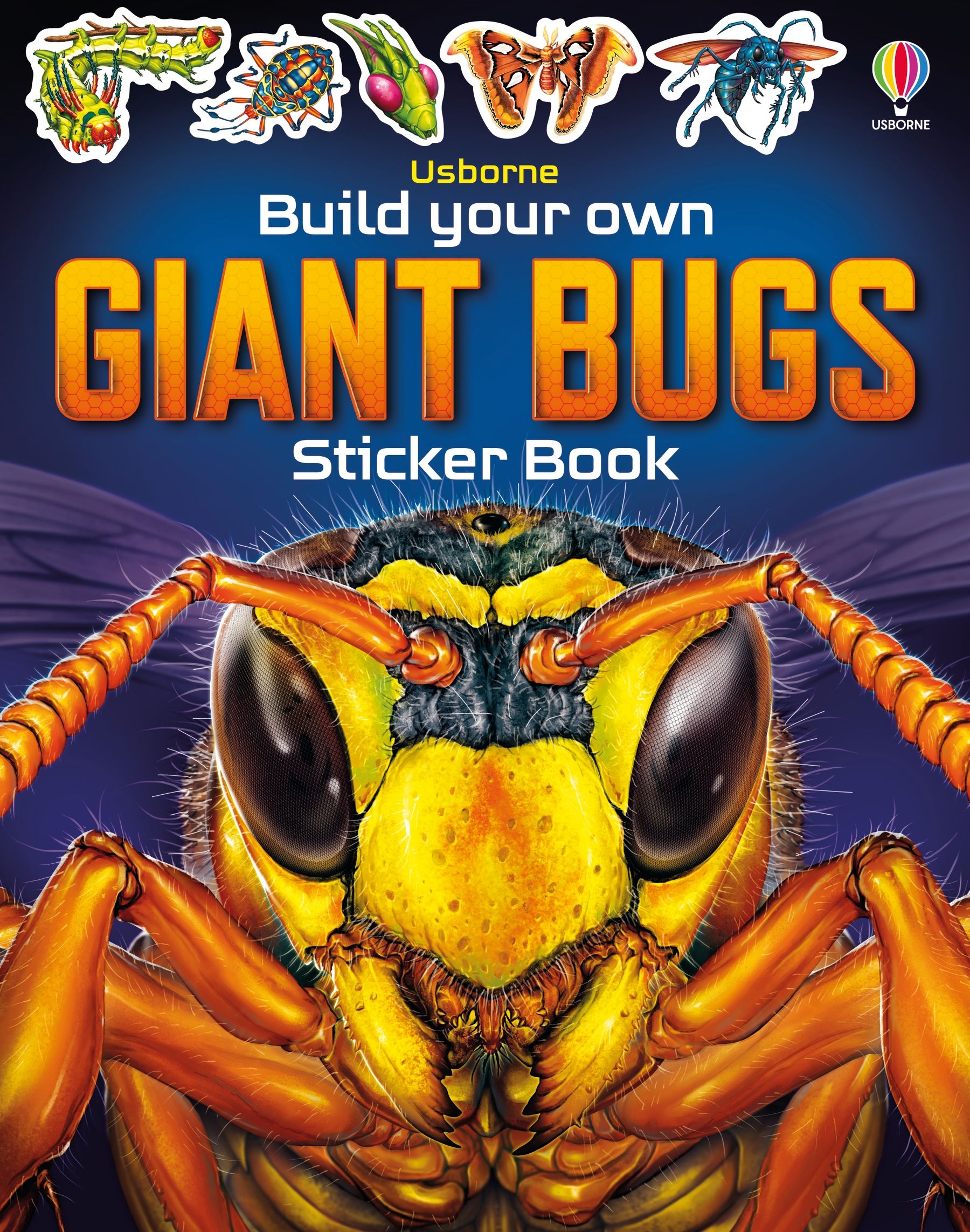 Usborne Build Your Own Giant Bugs Sticker Book