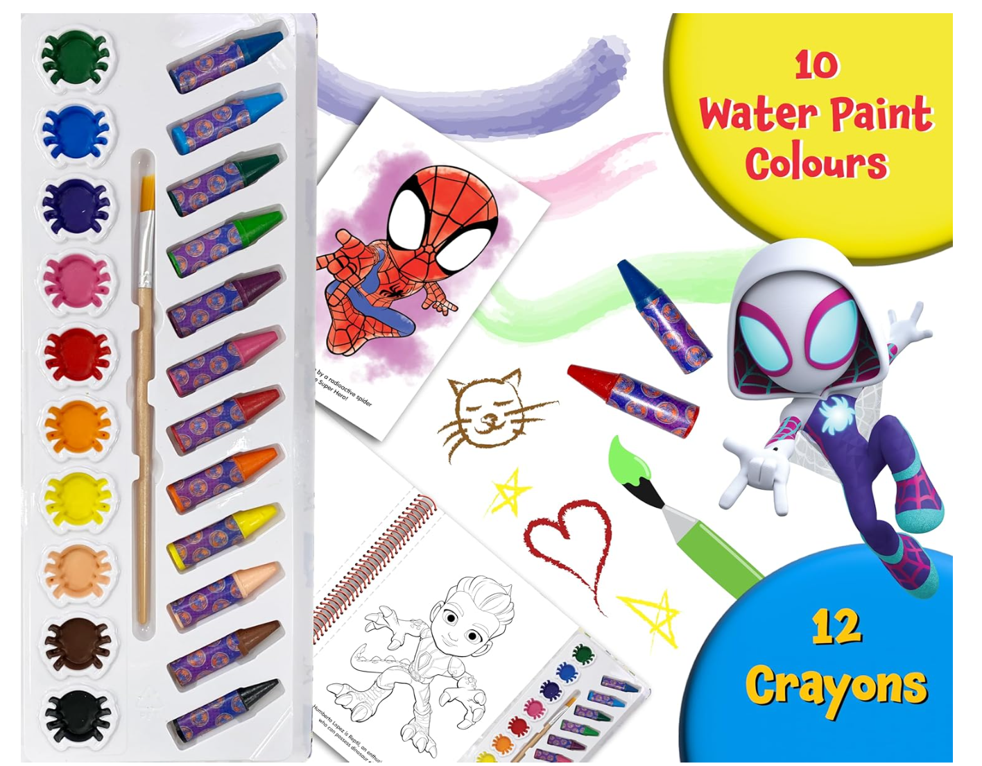Deluxe Poster Paint & Color Marvel Spidey & His Amazing Friends