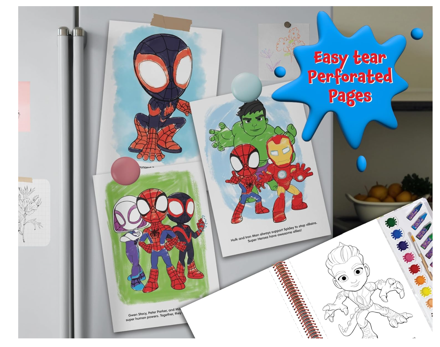 Deluxe Poster Paint & Color Marvel Spidey & His Amazing Friends