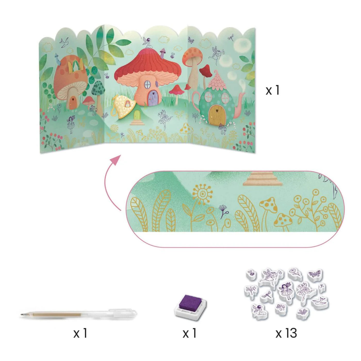 Djeco Fairy Box Multi Activity Kit