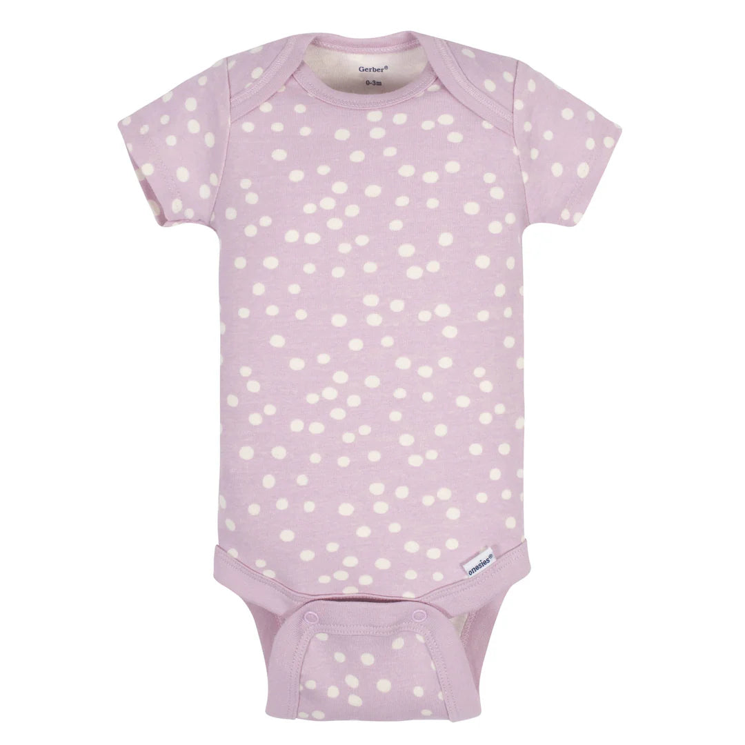 Gerber Duckling 5 Pack Short Sleeve Onsie 12 Months