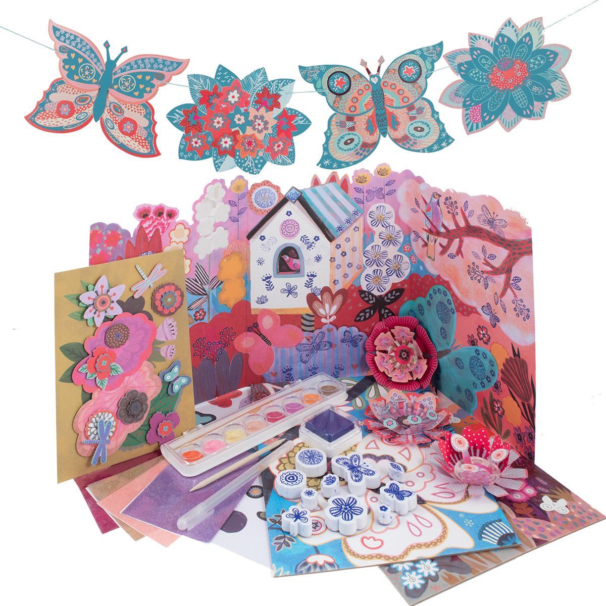 Djeco The Flower Garden Multi-activity Kit