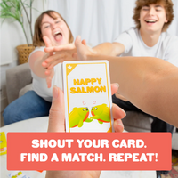 A Game By Exploding Kittens Happy Salmon Grab & Go Game