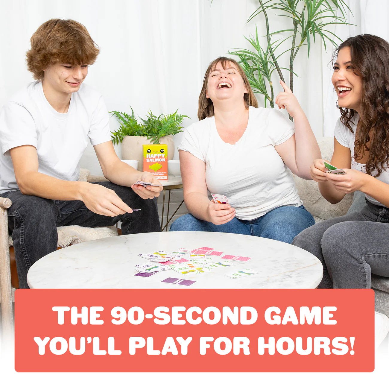 A Game By Exploding Kittens Happy Salmon Grab & Go Game