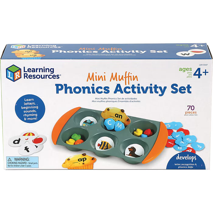 Learning Resources Mini Muffin Phonics Activity Set