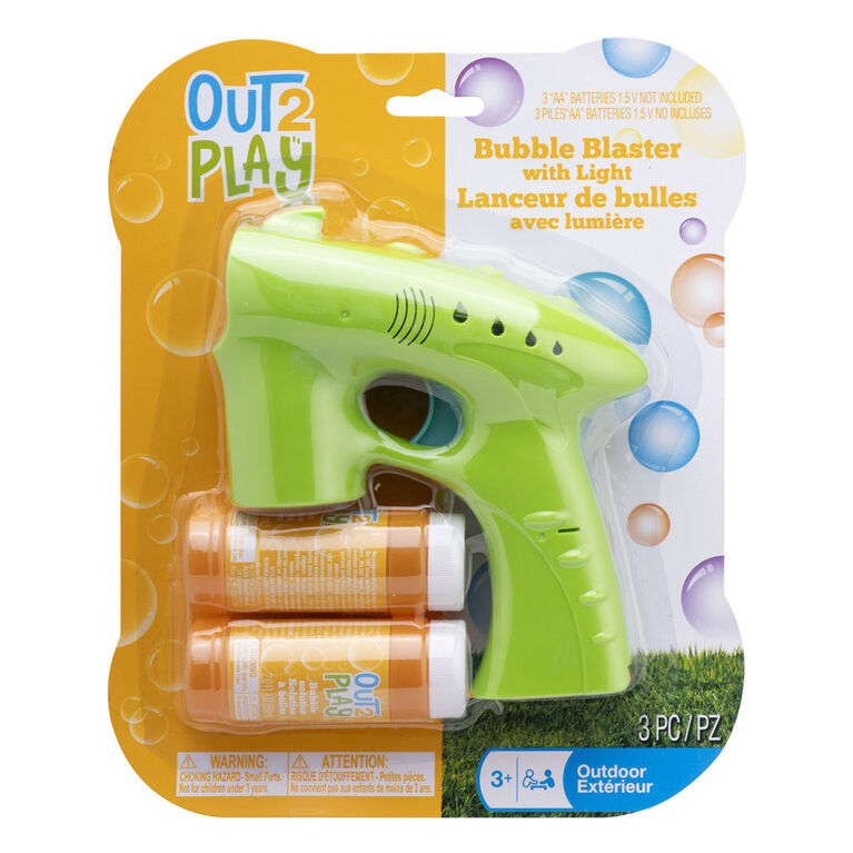 Out To Play Bubble Blaster WIth Light