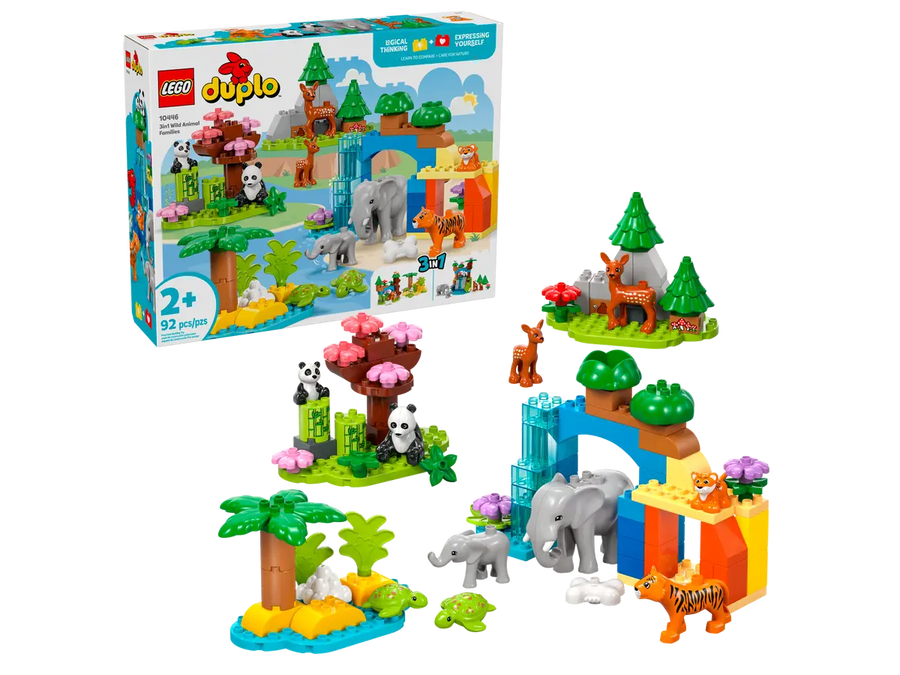 Lego Duplo 3 In 1 Wild Animal Families 10446