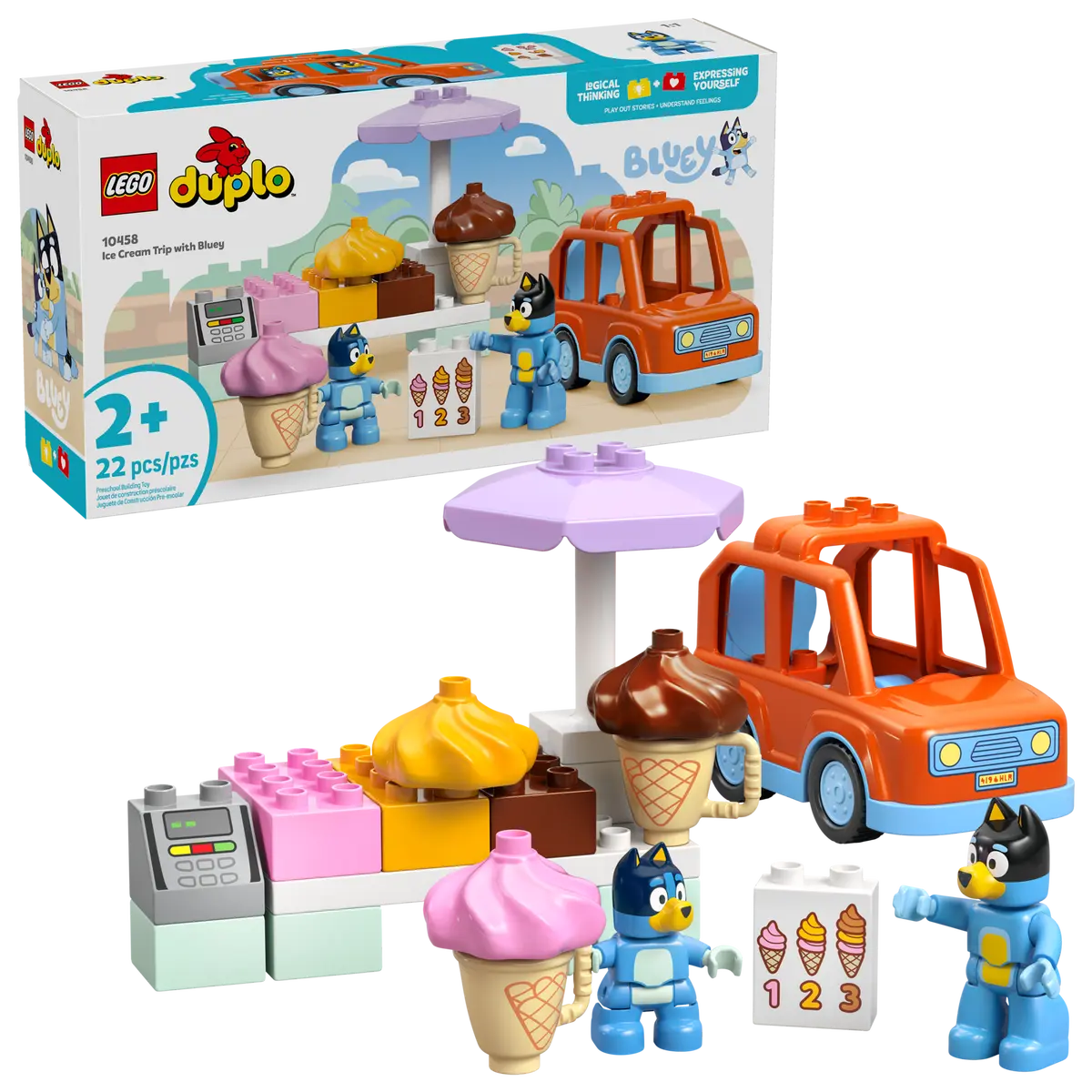 LEGO Duplo Ice Cream Trip with Bluey