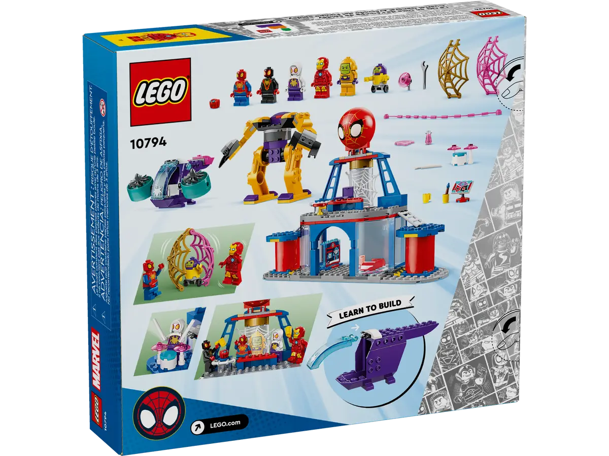 Lego Spidey And Friends Team Spidey Web Spinner Headquarters 10794