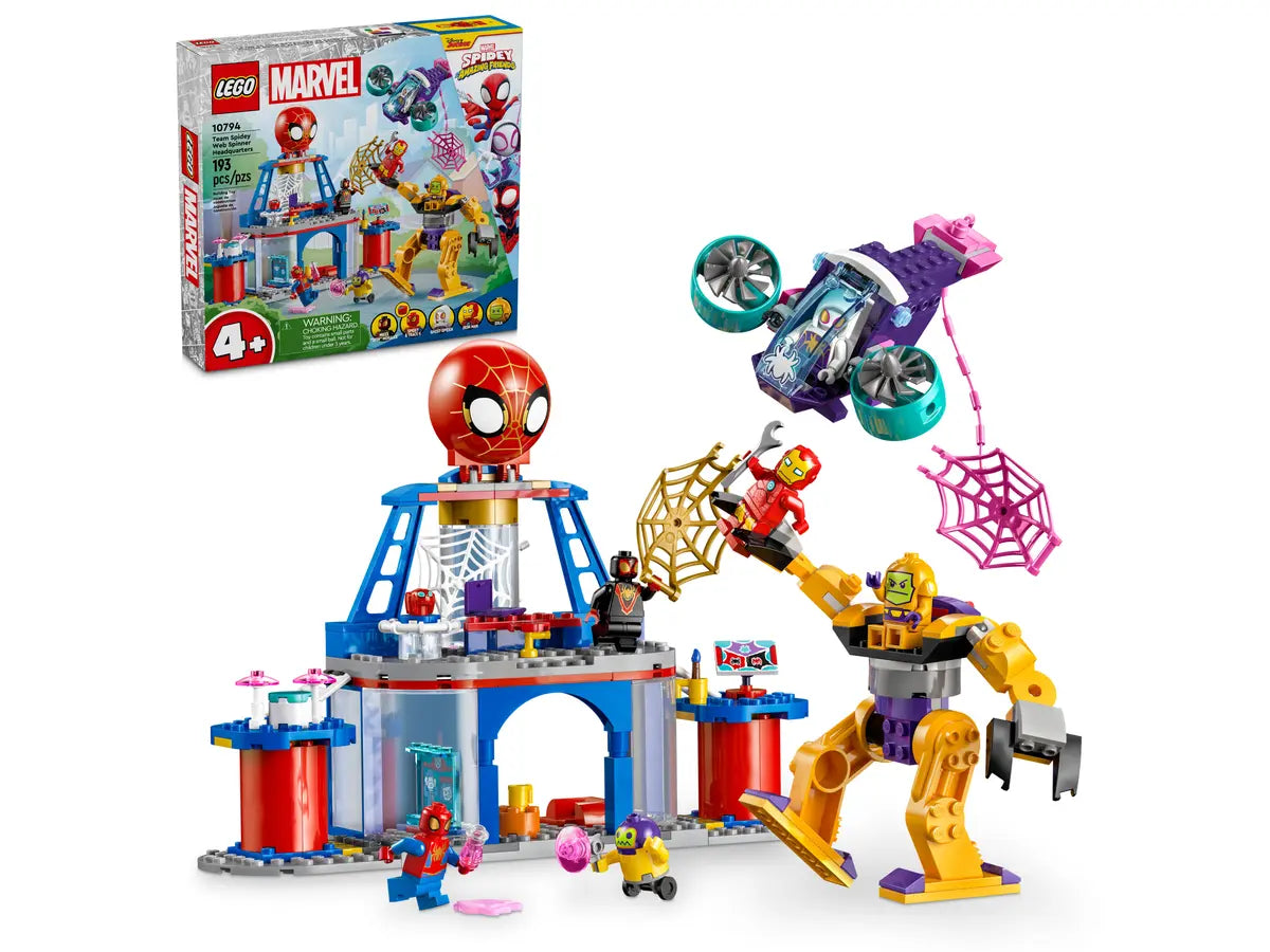 Lego Spidey And Friends Team Spidey Web Spinner Headquarters 10794