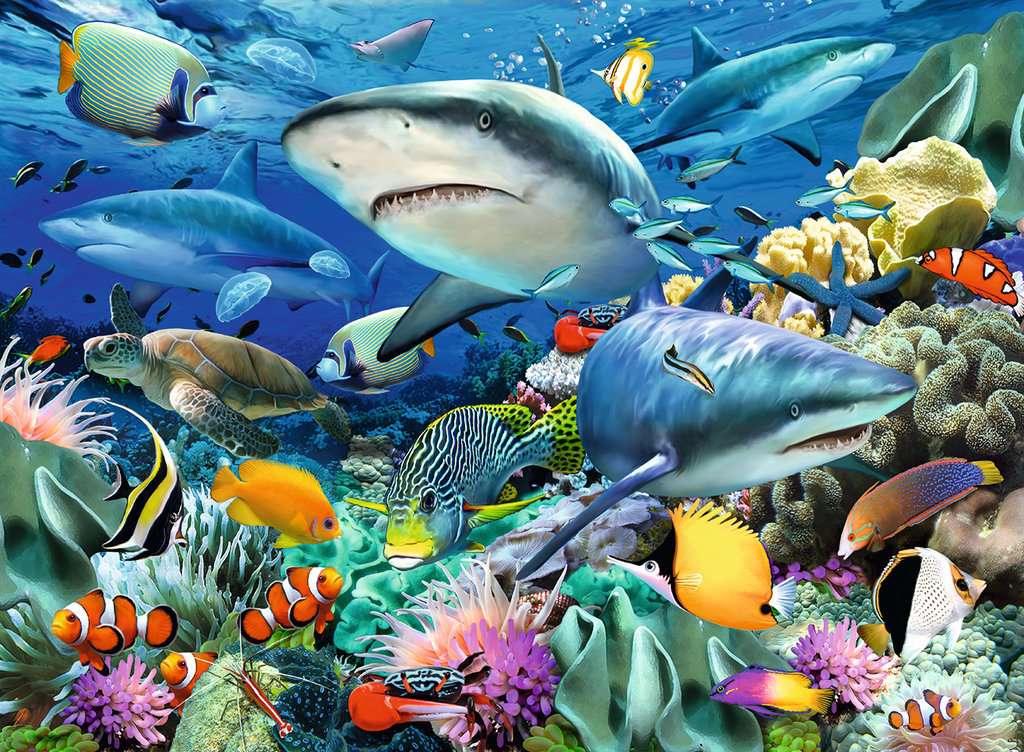 Ravensburger Shark Reef 100PC XXL