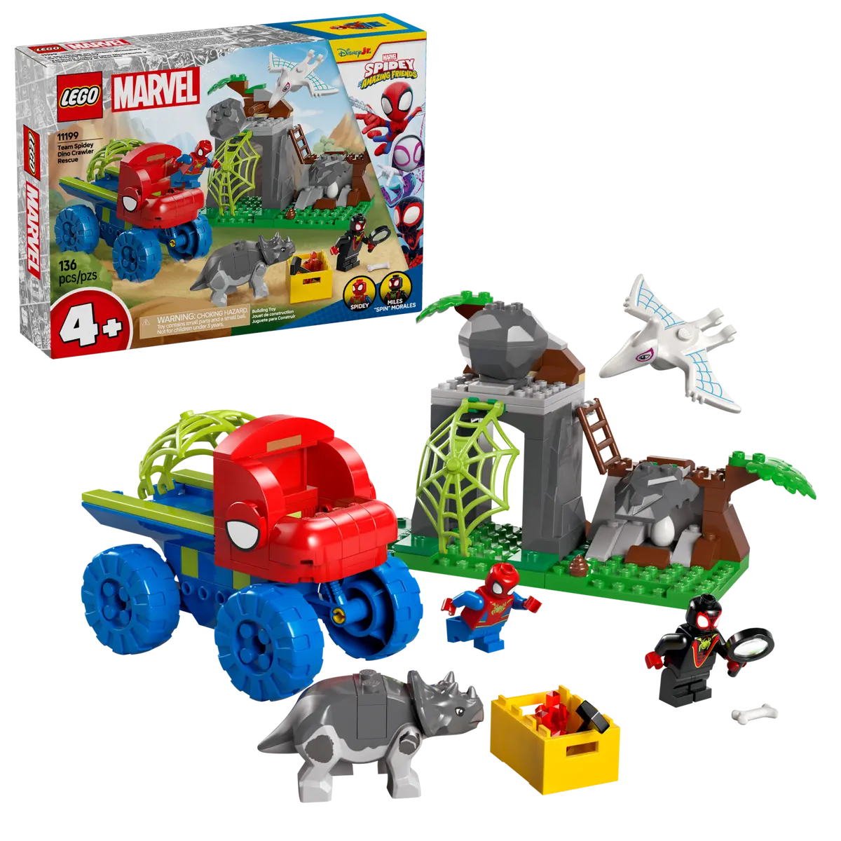 Lego Spidey Team Spidey Dino Team Crawler Rescue