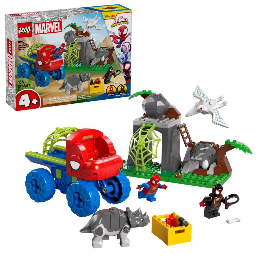 Lego Spidey Team Spidey Dino Team Crawler Rescue