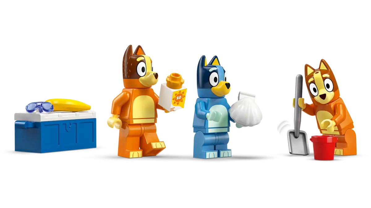 Lego Bluey Bluey's Beach & Family Car Trip 11202