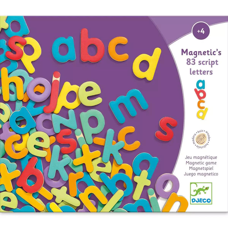 Djeco 83 Magnetic Script Letters