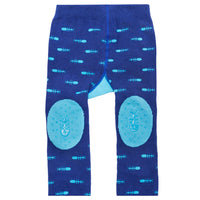 Zoocchini Sherman The Shark Grip+ Easy Crawler Legging & Sock Set
