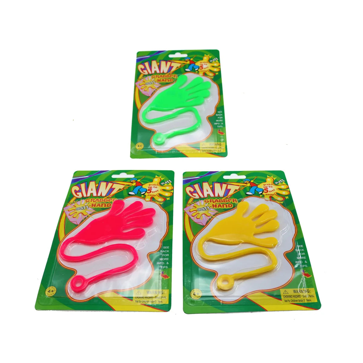 Giant Sticky Hand Carded
