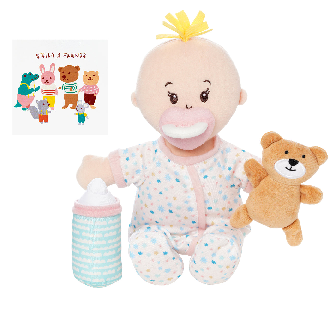 Love, Stella Sleepy Time Set Peach Doll With Blonde Hair