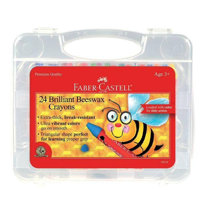 Faber-Castell Beeswax Crayon Hard Box 24