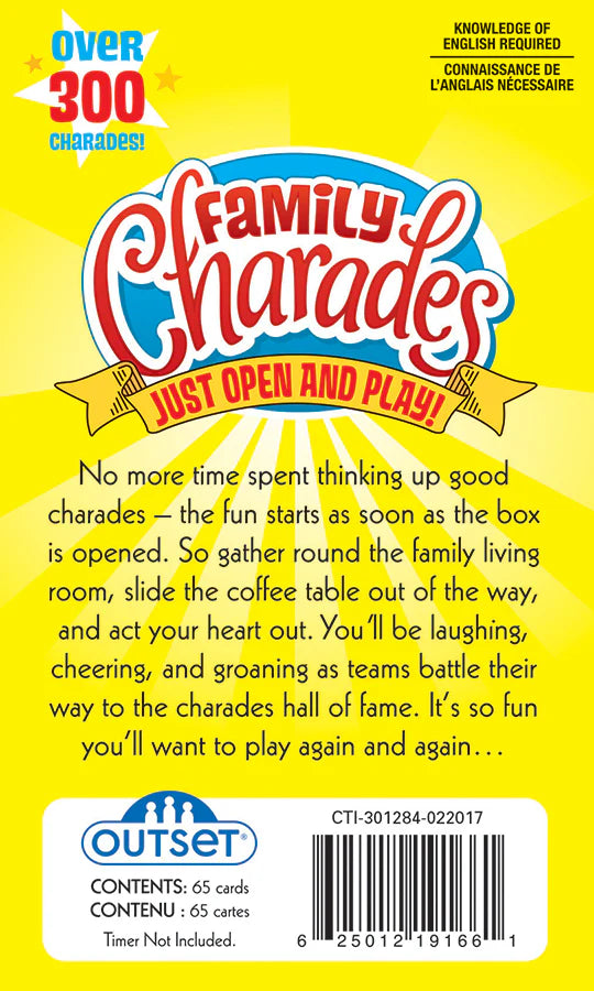 Outset Family Charades