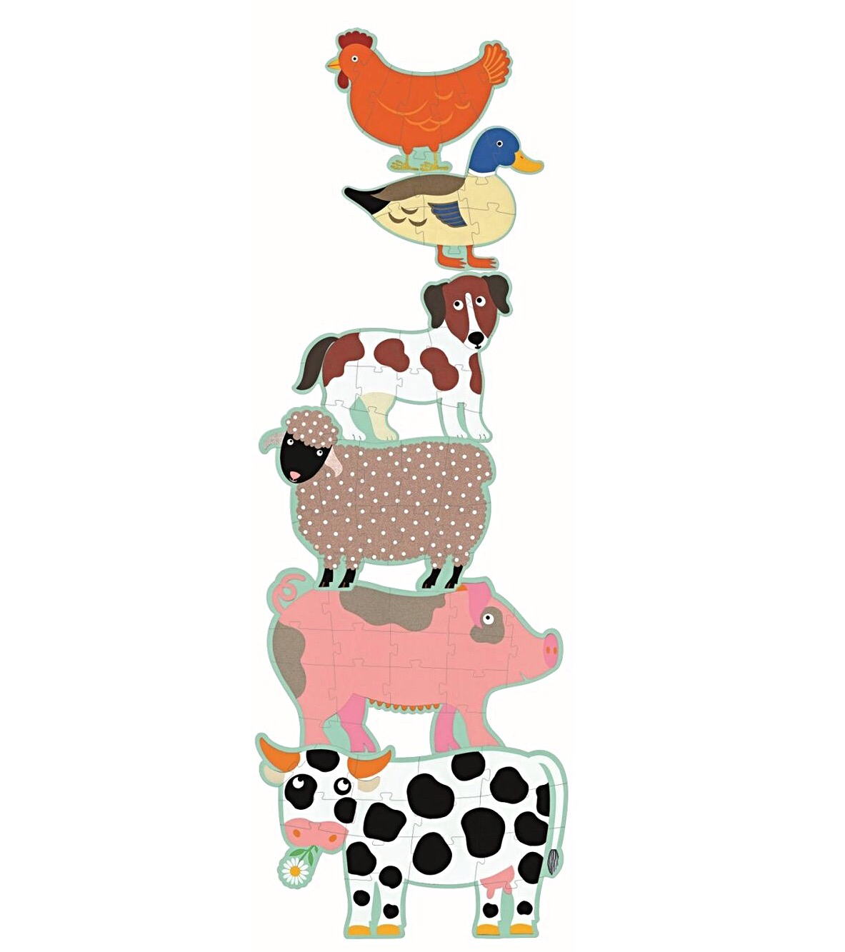 Djeco Honore & Friends Giant Puzzle