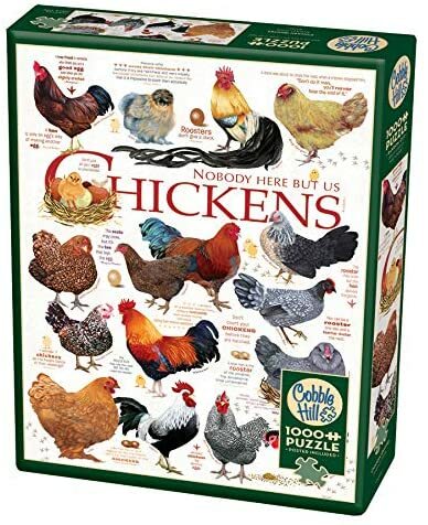 Cobblehill Chicken Quotes (80120) 1000pc Puzzle