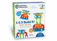 Learning Resources 1-2-3 Build It Robot Factory