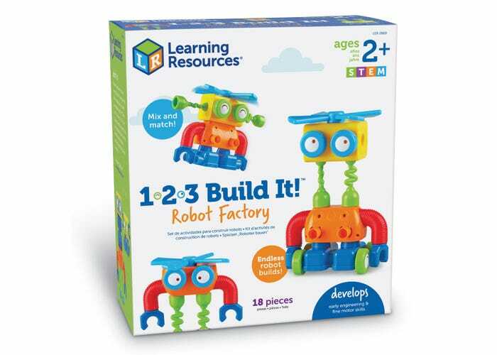 Learning Resources 1-2-3 Build It Robot Factory