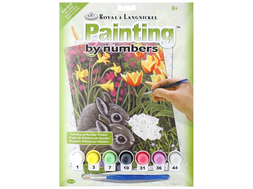 Royal & Langnickel Spring Bunnies Paint By Number