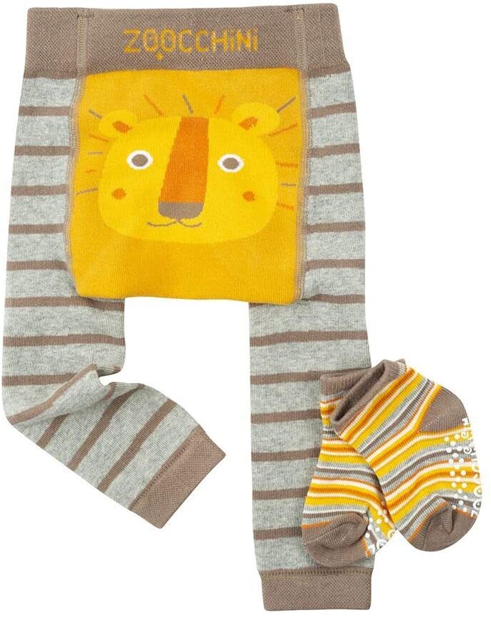 Zoocchini Leo Lion 6-12M Legging/Sock Set