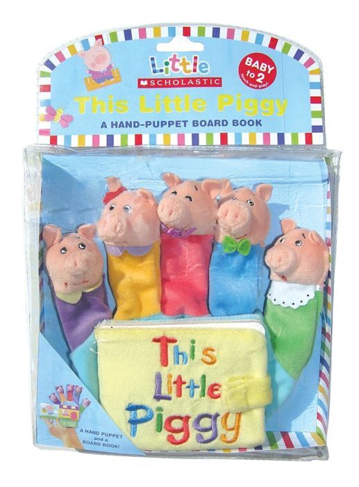 Scholastic This Little Piggy Hand Puppet & Book