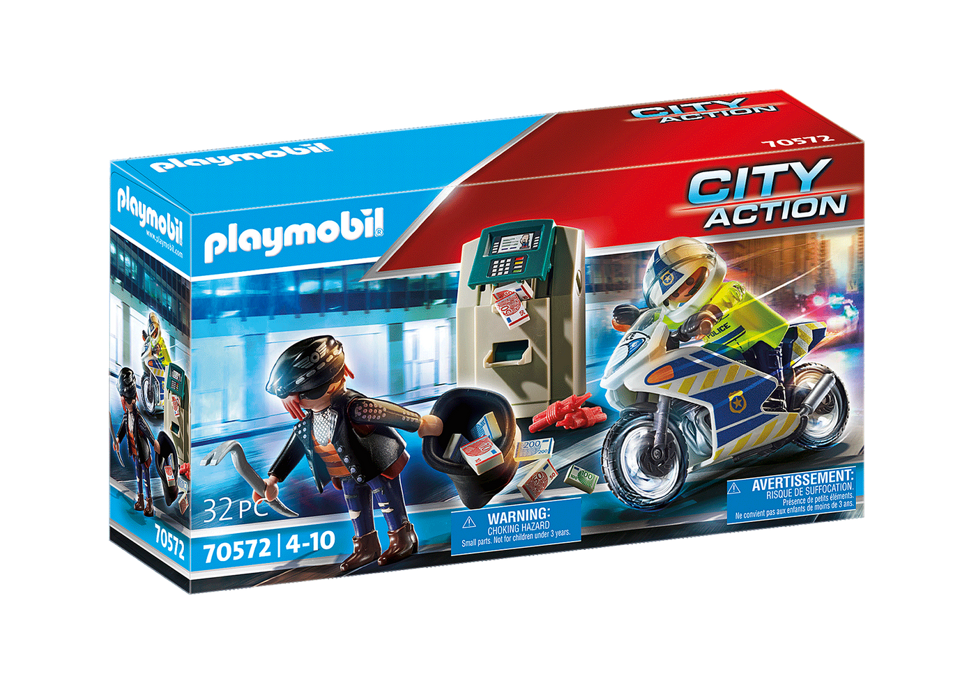 Playmobil City Action Bank Robber Chase  70572