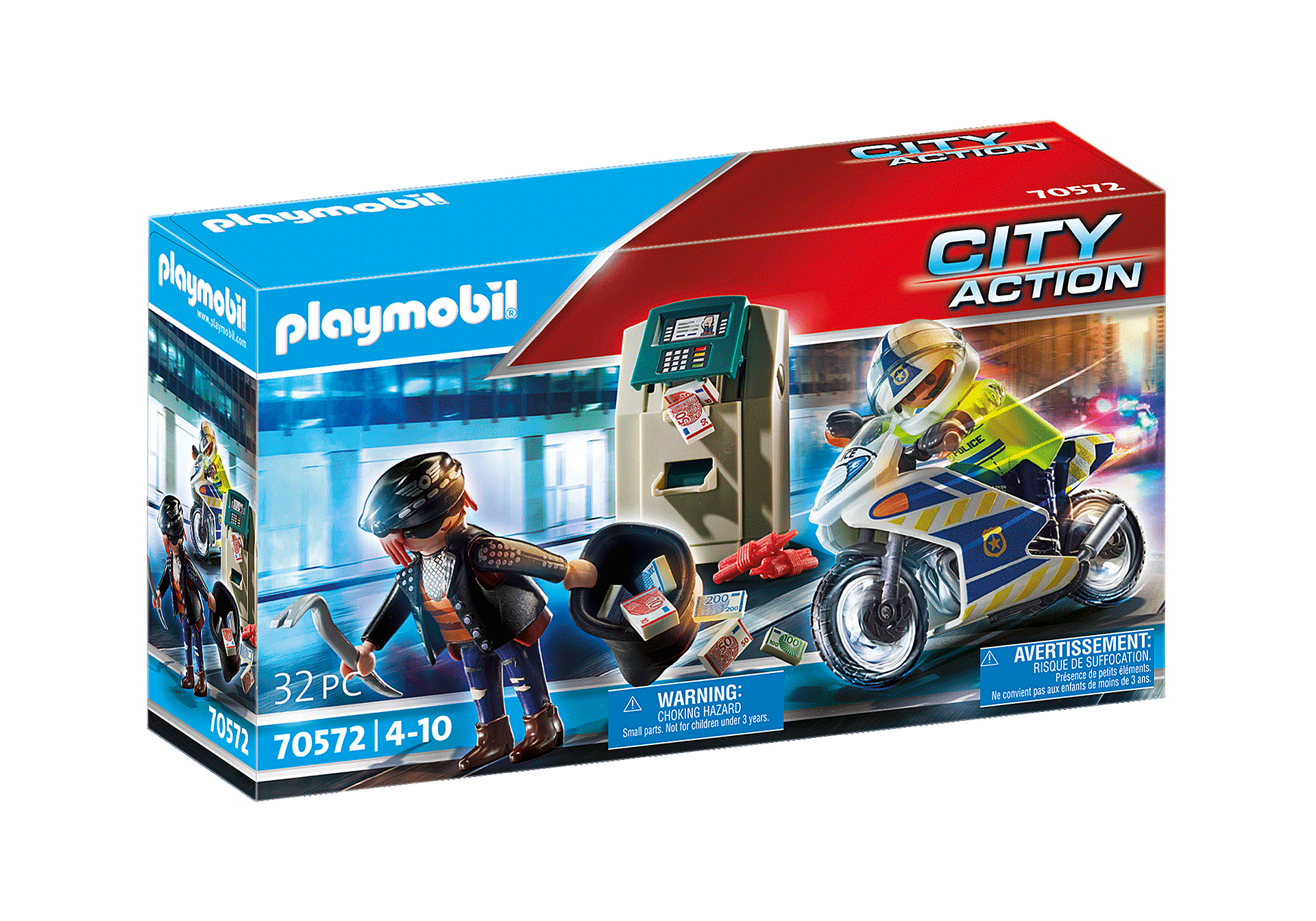 Playmobil City Action Bank Robber Chase  70572