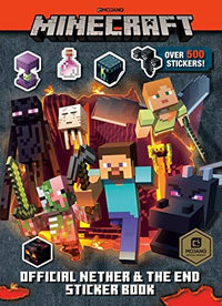 Minecraft Official The Nether And The End Sticker Book