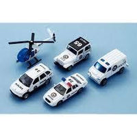 Welly Police Gift Set - 5 Pcs Die Cast