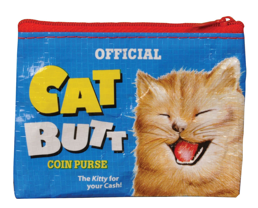 Blue Q Cat Butts Coin Purse