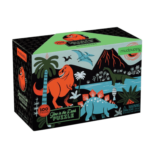 MudPuppy Dinosaurs Glow-In-The Dark Puzzle