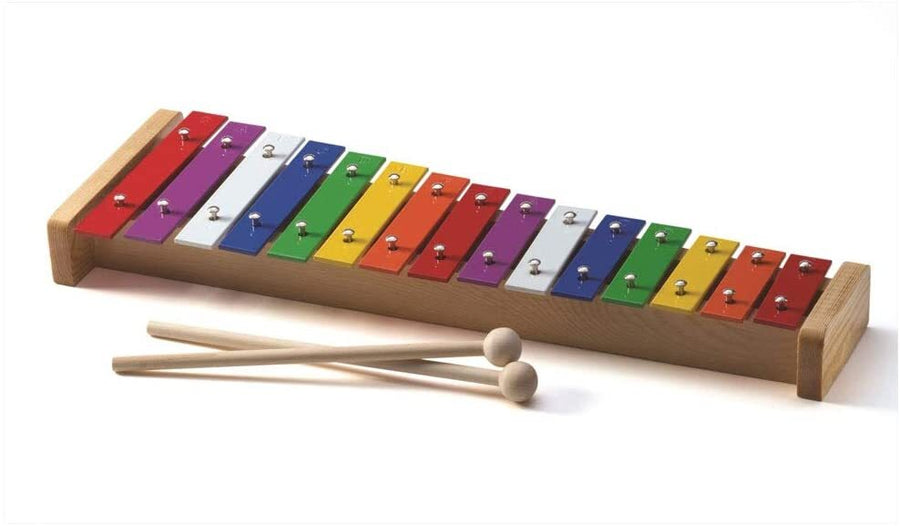 Playwell Xylophone Metal  15 Tone Coloured