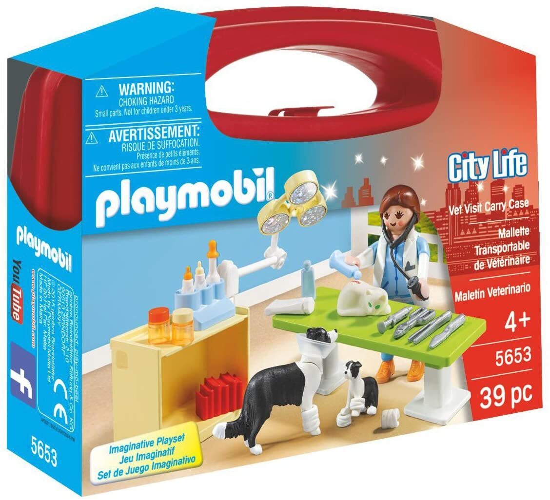 Playmobil City Life Vet Visit Small Carry Case 5653