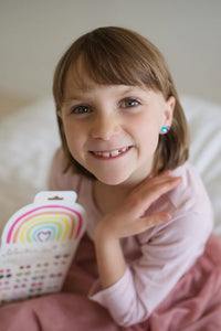 Great Pretenders Rainbow Love Sticker Earrings