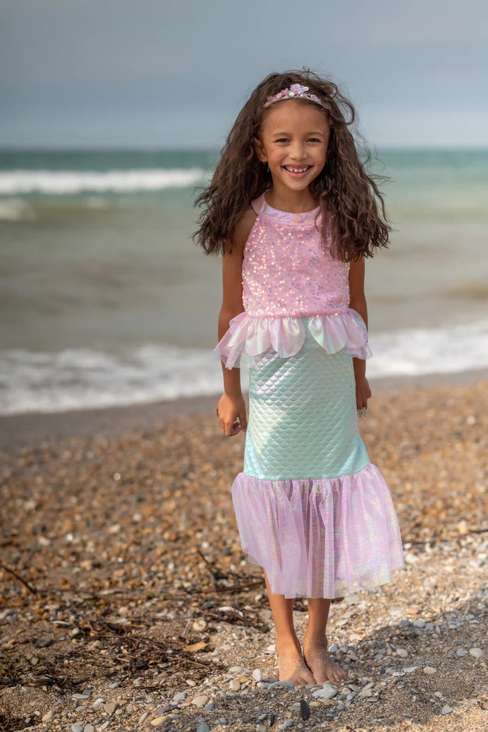 Great Pretenders Misty Mermaid Dress Pink 5-6YR