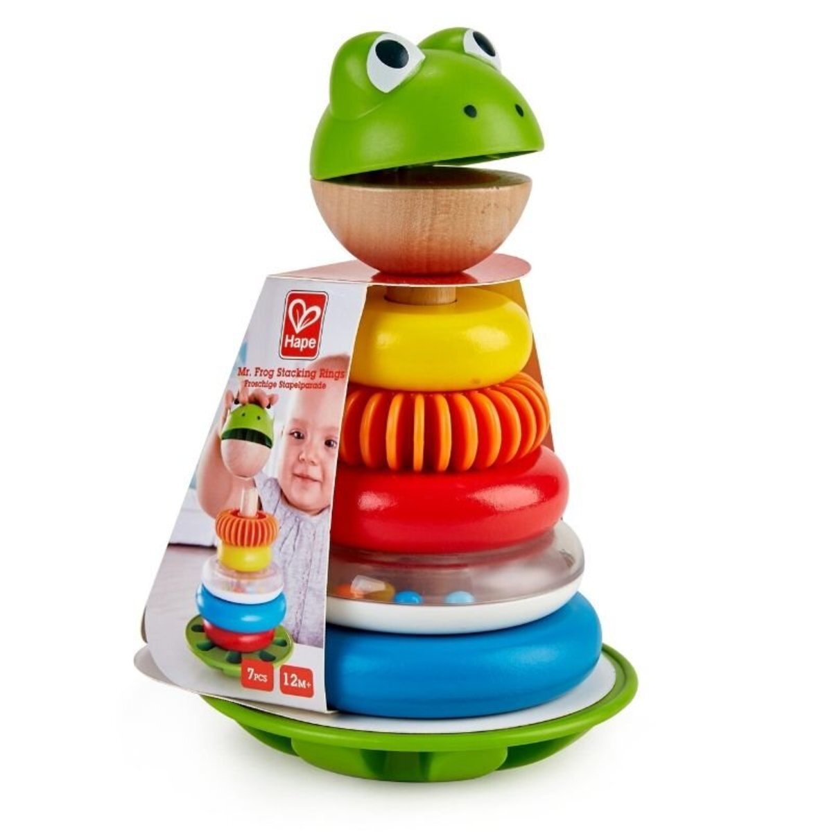 Hape Mr Frog Stacking Rings