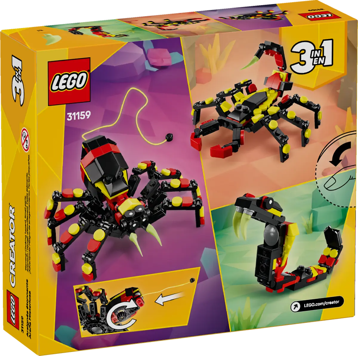 Lego Creator Wild Animals: Surprising Spider 31159