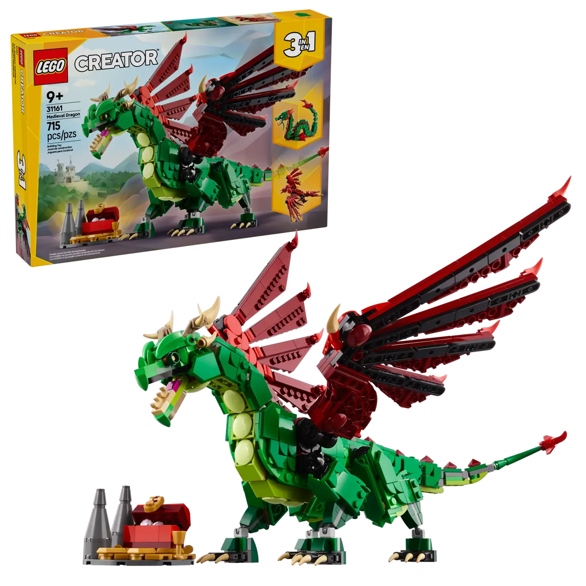 Lego Creator Medieval Dragon 31161