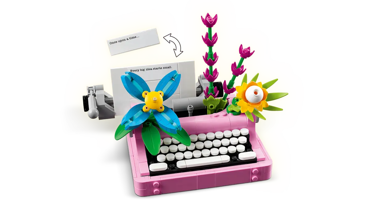 Lego Creator Typewriter With Flowers 31169