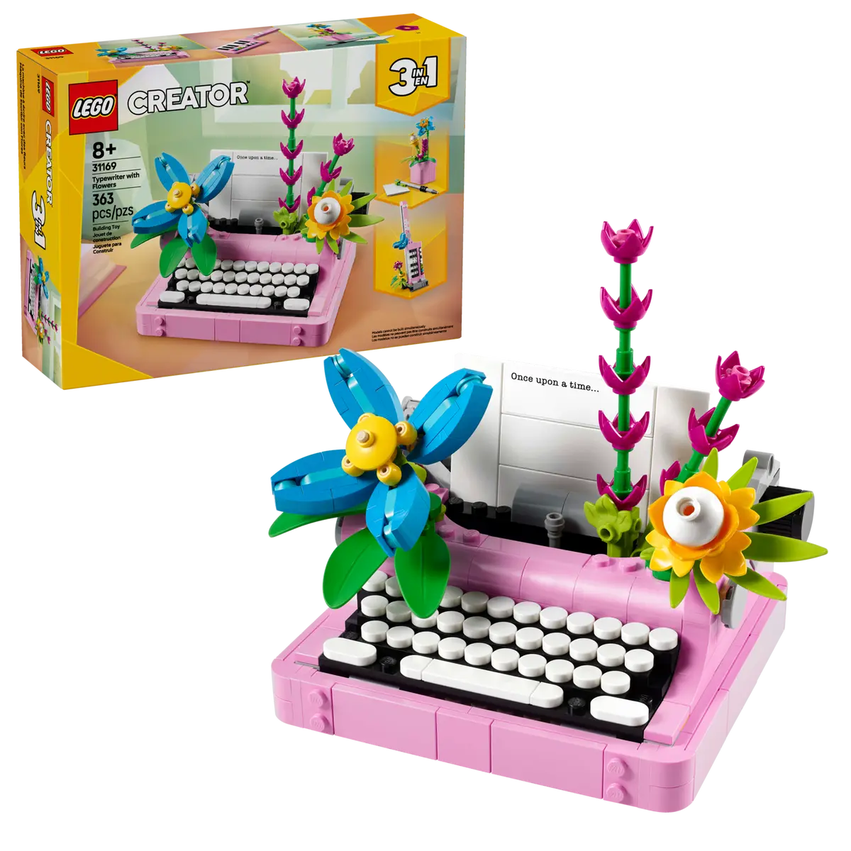 Lego Creator Typewriter With Flowers 31169