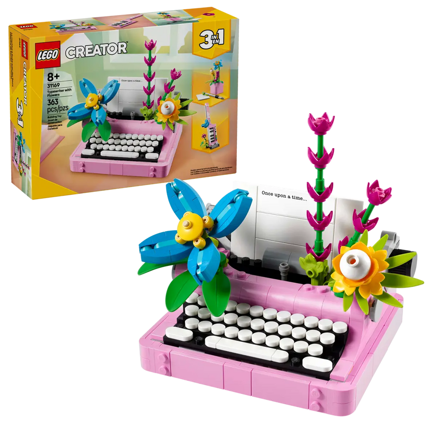 Lego Creator Typewriter With Flowers 31169