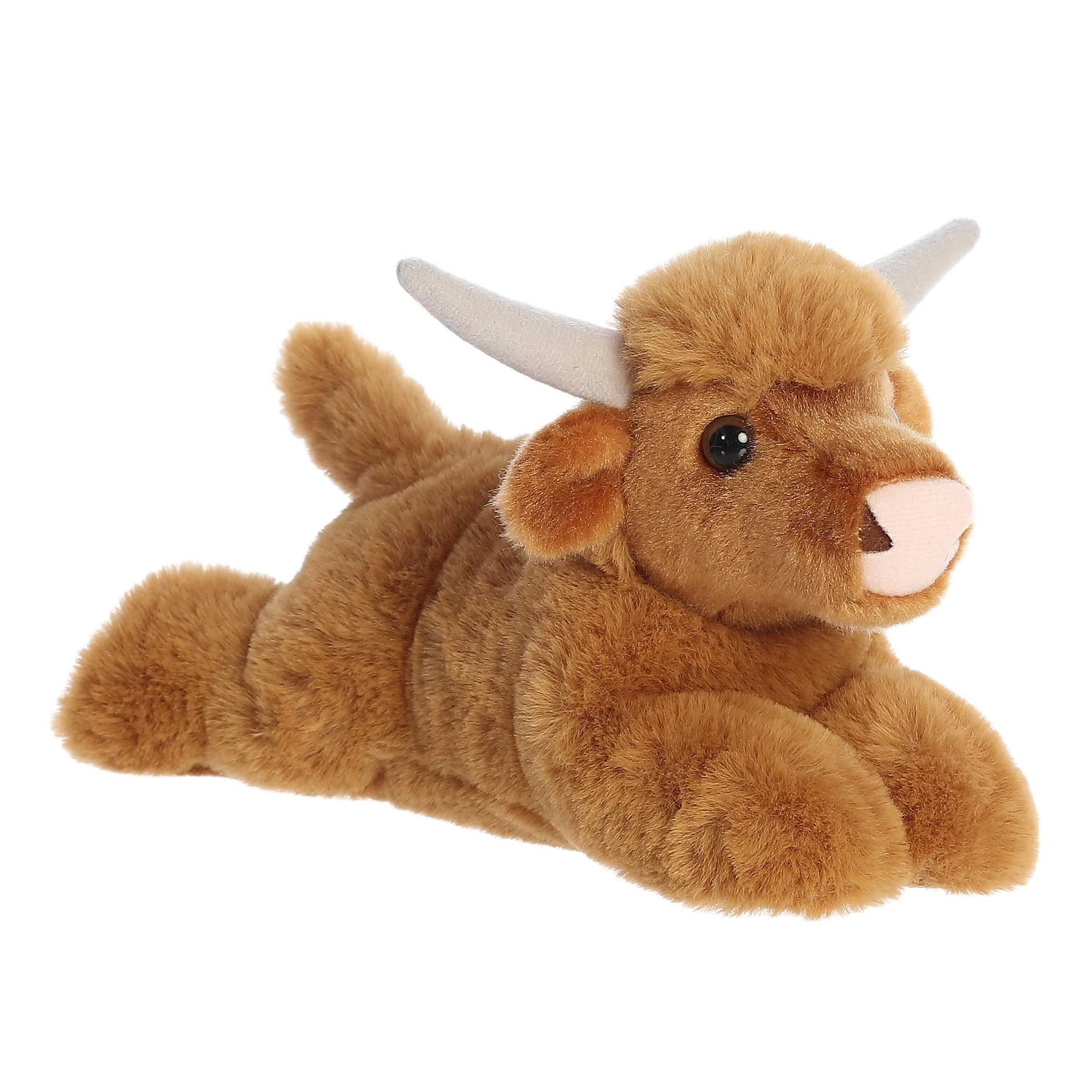 Aurora Flopsie Highland Cow 8"