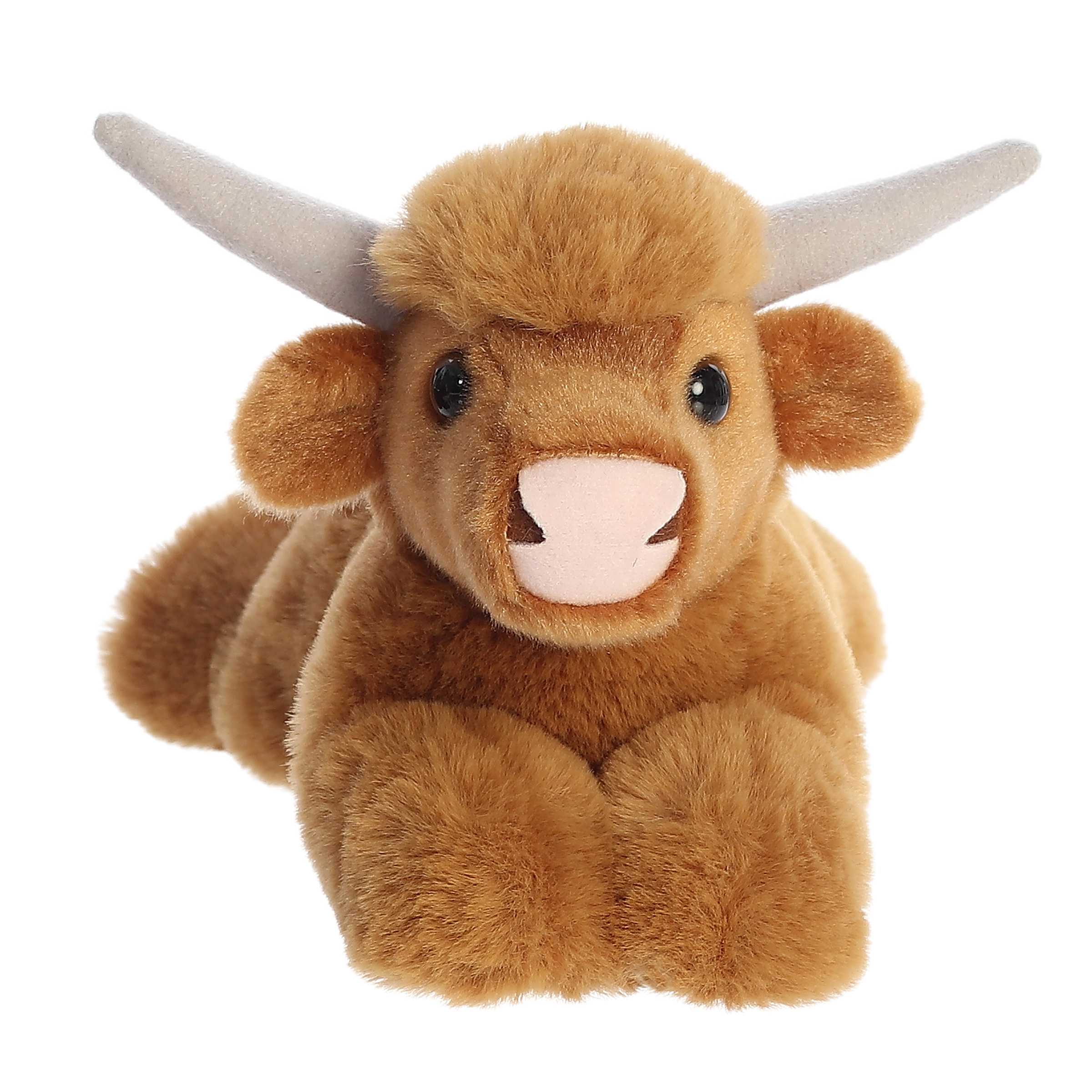 Aurora Flopsie Highland Cow 8"