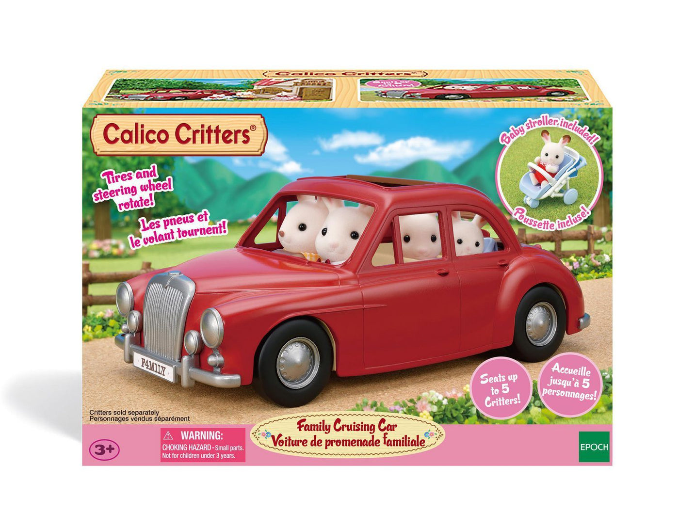 Calico Critters Family Crusing Car